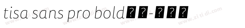 tisa sans pro bold字体字体转换